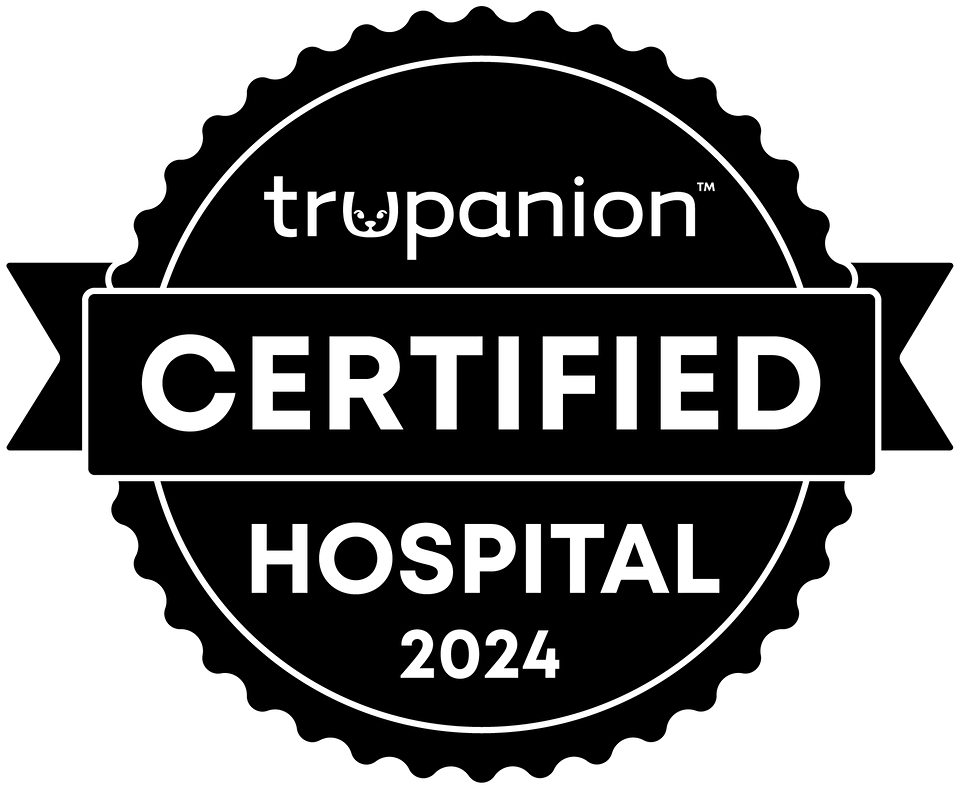 Trupanion Certified Hospital Badge in black