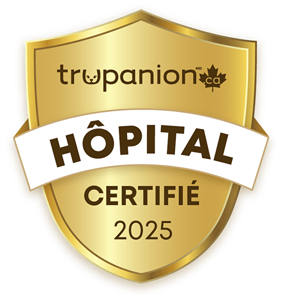 Trupanion Certified Hospital Badge in blue
