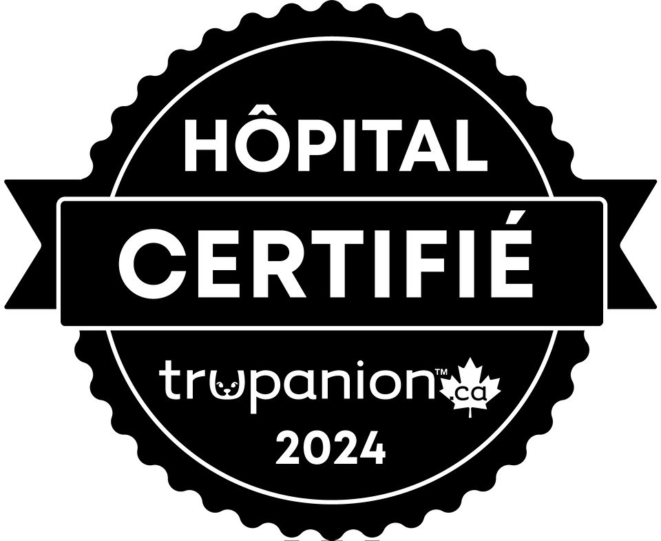 Trupanion Certified Hospital Badge in black
