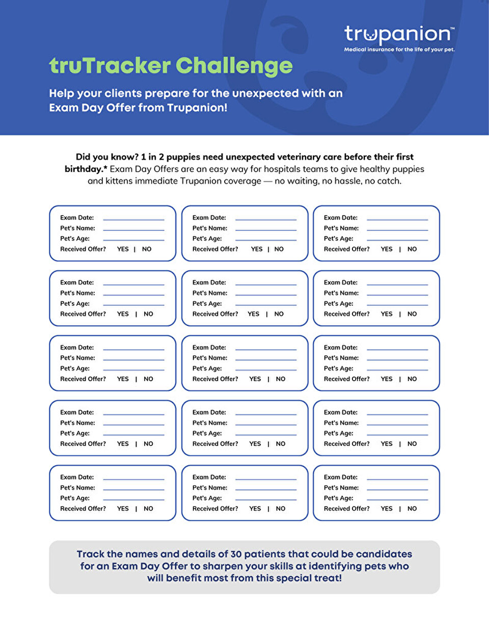 Vet Messaging Card